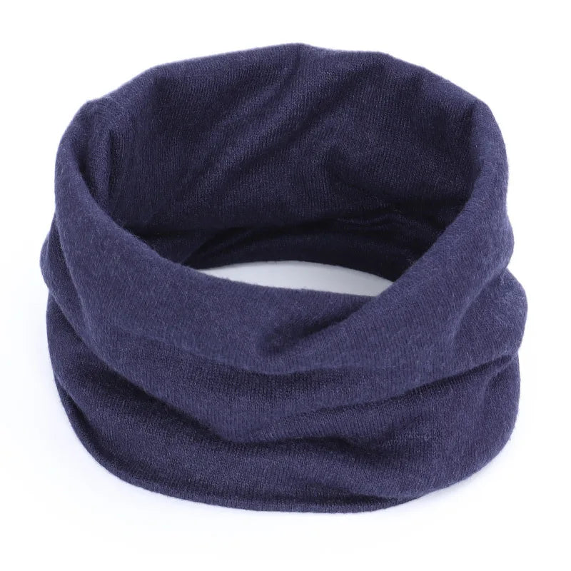 New Cashmere Winter Scarf for Boys Girls Women Men Knitted Scarves Cozy Spring Warm Children Elastic Mufflers Autumn Baby Scarf