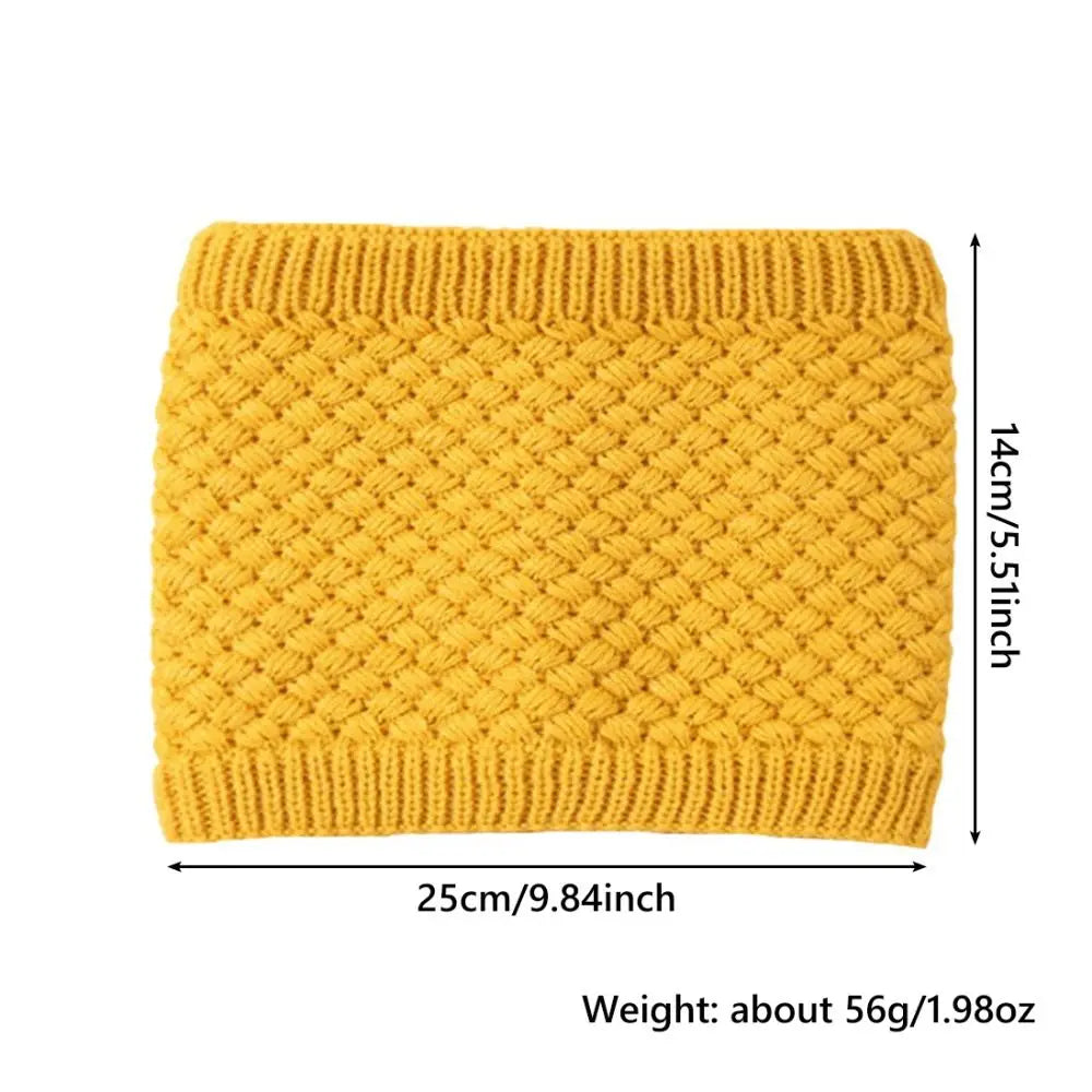 Fleece Lined Kids Neck Warmer Warm Windproof Neck Gaiter Face Scarf Winter Cold Weather Children Ski Face Mask Cover