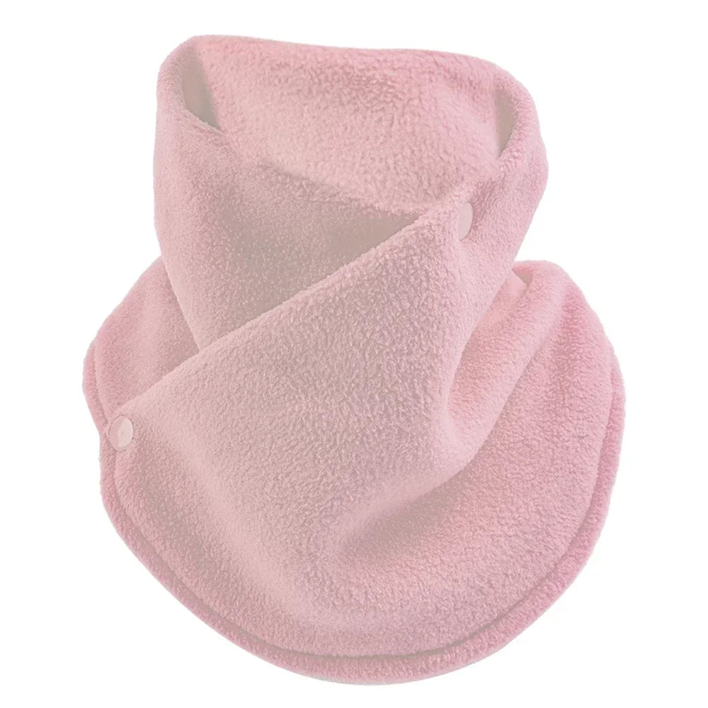 New Lamb Fleece for Women Scarves Winter Warm Fake Collar Scarf Plush Bib Snood Female Windproof Wrap Neck Protection Polar