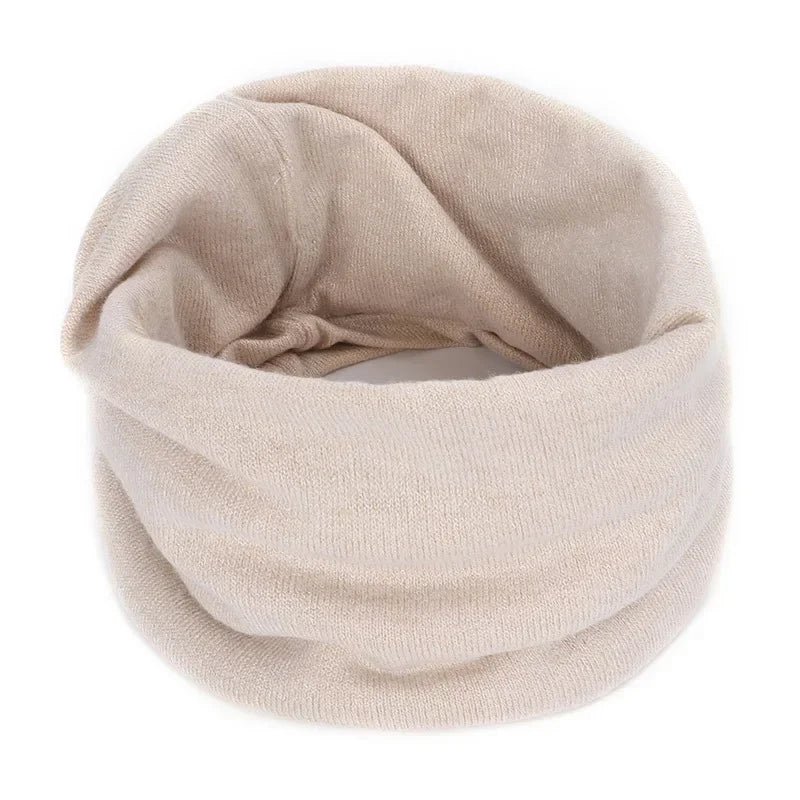 New Cashmere Winter Scarf for Boys Girls Women Men Knitted Scarves Cozy Spring Warm Children Elastic Mufflers Autumn Baby Scarf