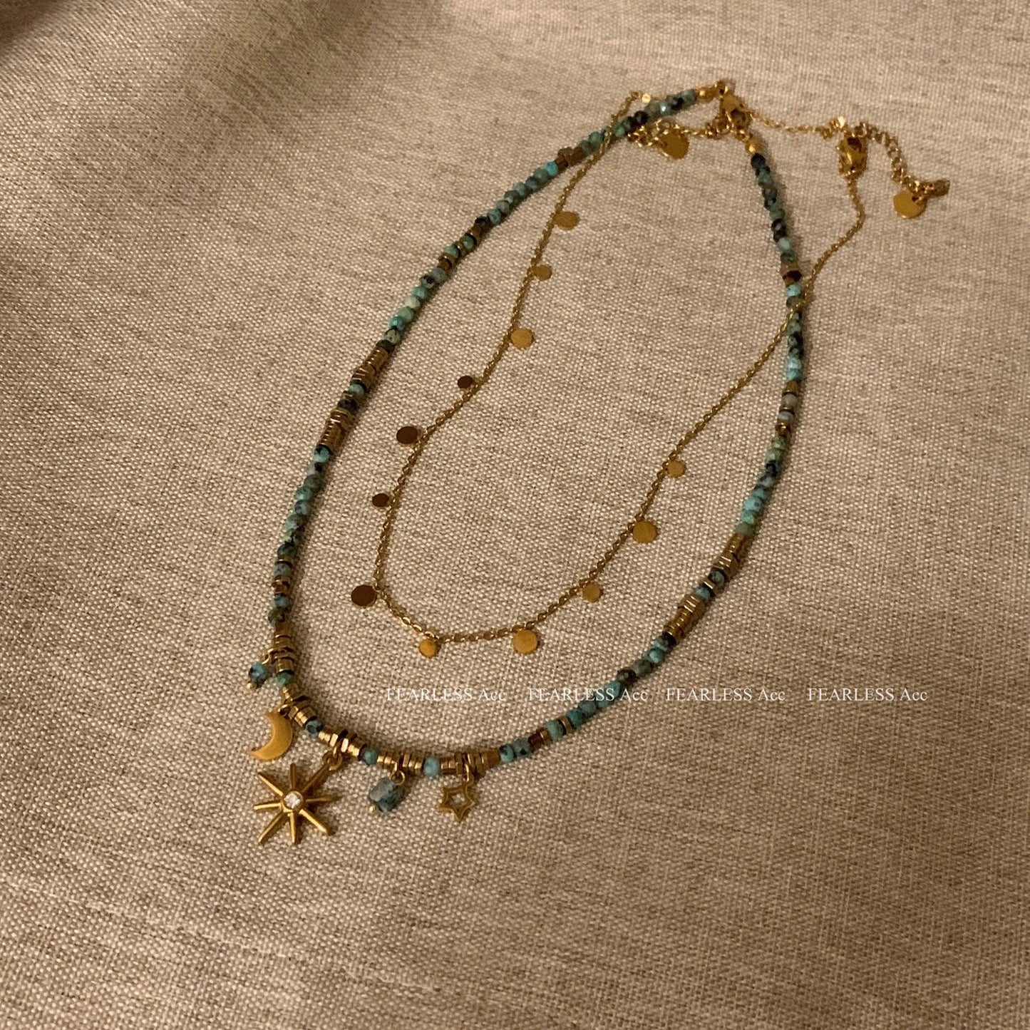 Vintage Beaded Necklace for Women Bohemian Sunflower NicheDesign Lockbone Chain Necklace Sweater Chain Jewelry Accessories