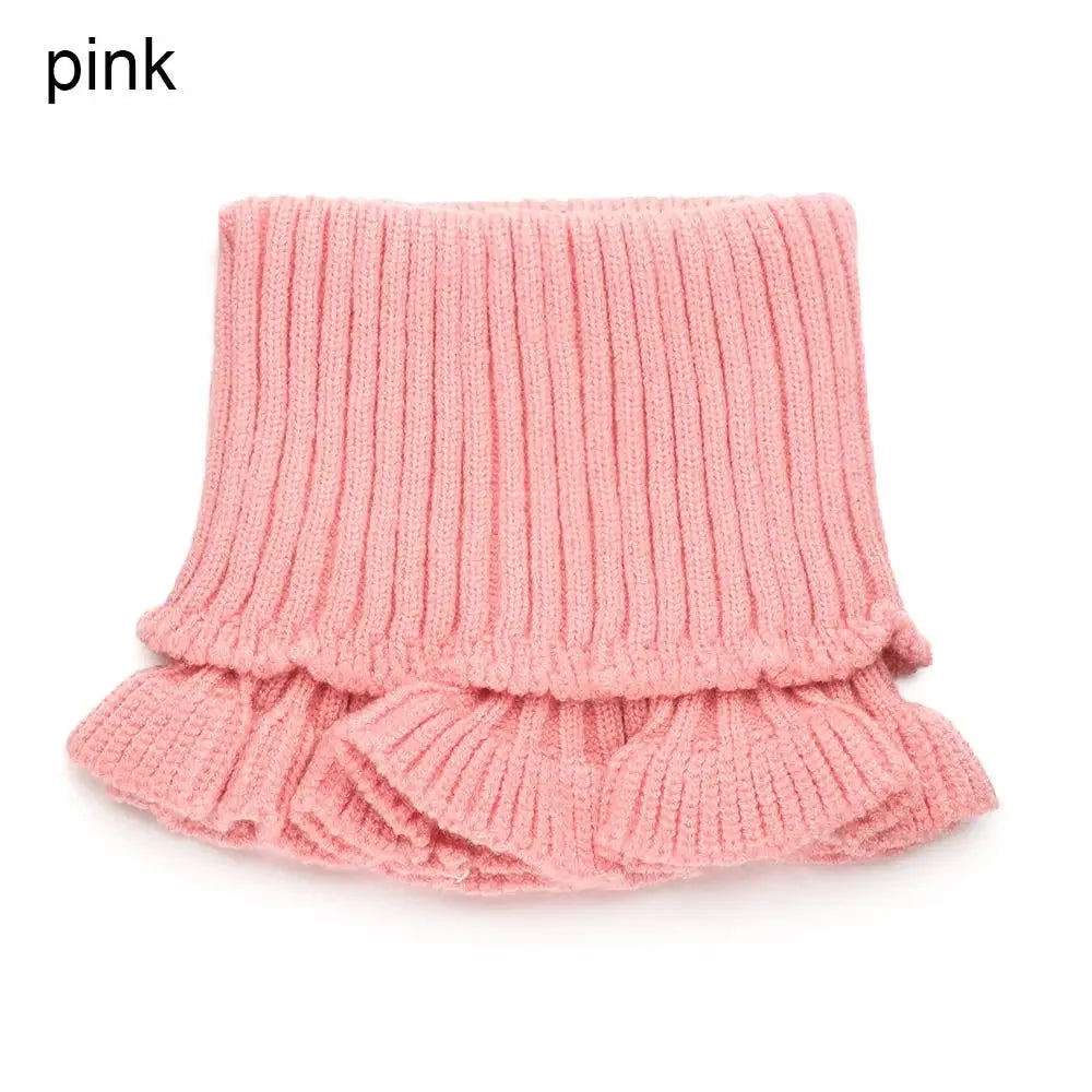 Fashion Autumn Winter Knitted Fake Collar Scarf Women Warm Elastic Turtleneck Neck Warmer Detachable Winter Warm Windproof Scarf