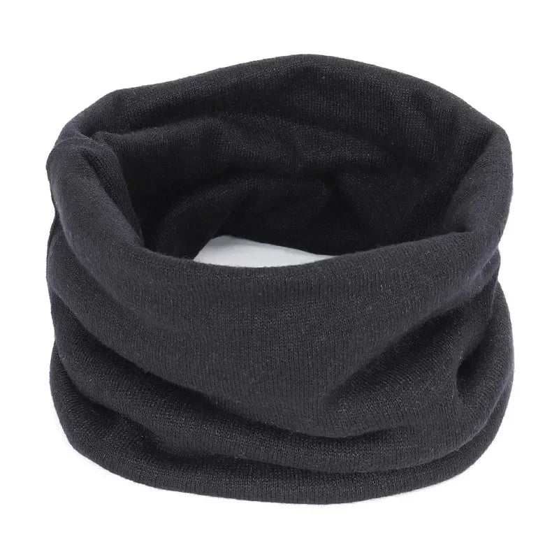New Cashmere Winter Scarf for Boys Girls Women Men Knitted Scarves Cozy Spring Warm Children Elastic Mufflers Autumn Baby Scarf