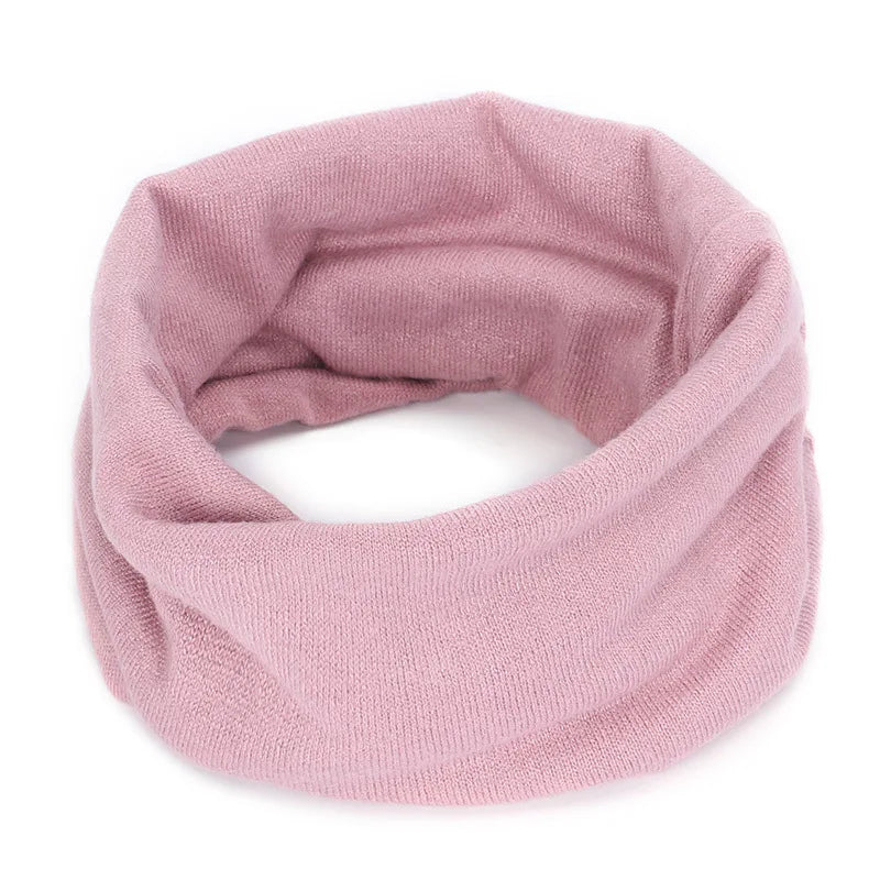 New Cashmere Winter Scarf for Boys Girls Women Men Knitted Scarves Cozy Spring Warm Children Elastic Mufflers Autumn Baby Scarf