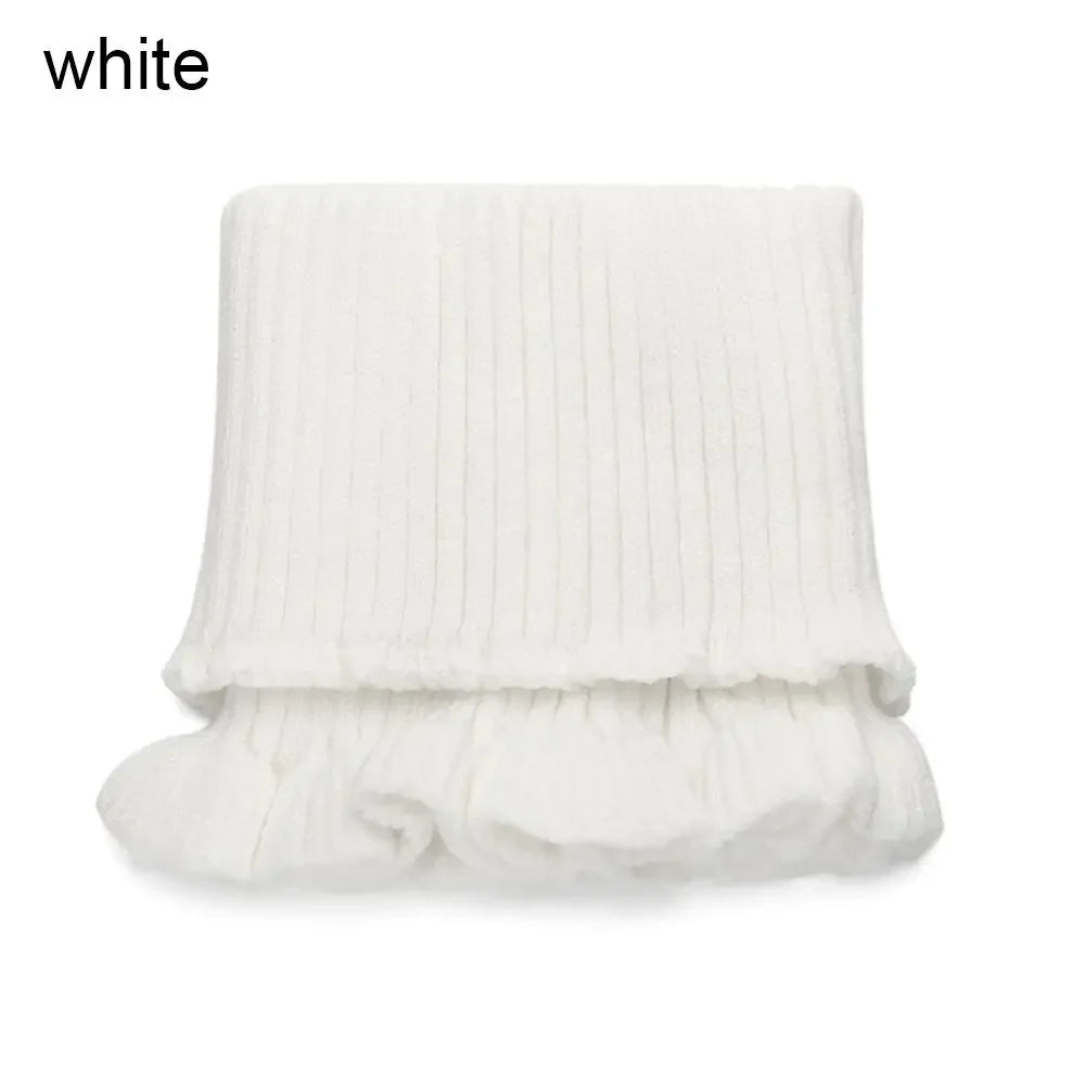 Fashion Autumn Winter Knitted Fake Collar Scarf Women Warm Elastic Turtleneck Neck Warmer Detachable Winter Warm Windproof Scarf