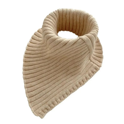 Fashion Autumn Winter Knitted Fake Collar Scarf Women Warm Elastic Turtleneck Neck Warmer Detachable Winter Warm Windproof Scarf