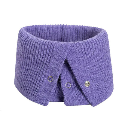 New Winter Knitted Warm Ring Scarf for Women Fashion Lady Neck Snood Unisex Wraps Scarves Neckerchief Female Stretch Bufanda