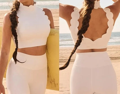 Neck v-neck yoga bra lace thick shoulder strap beauty back pilates fitness BRA sports underwear running vest