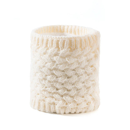 Plush Thick Neck Scarf Women Men Winter Knitted Cashmer-Like Collar Keep Warm Rings Scarves Outdoor Sport Collar Infinity Snood