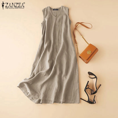 Summer Breeze V-Neck Dress