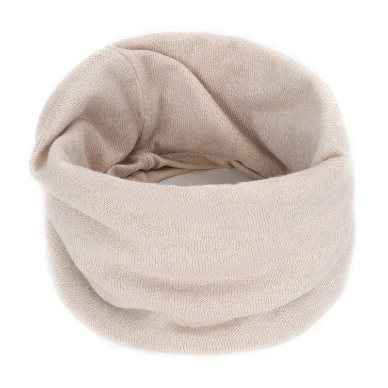 New Cashmere Winter Scarf for Boys Girls Women Men Knitted Scarves Cozy Spring Warm Children Elastic Mufflers Autumn Baby Scarf