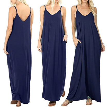 The 2024's new summer couture line is a plain, baggy dress, tank top dress, sexy sling dress