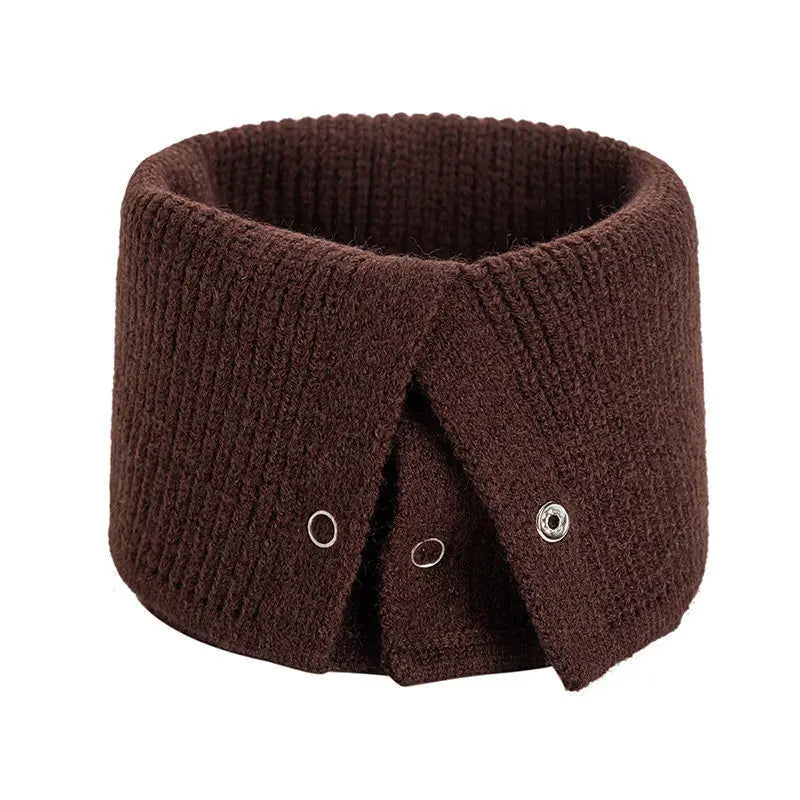 New Winter Knitted Warm Ring Scarf for Women Fashion Lady Neck Snood Unisex Wraps Scarves Neckerchief Female Stretch Bufanda