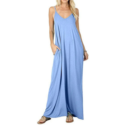 The 2024's new summer couture line is a plain, baggy dress, tank top dress, sexy sling dress