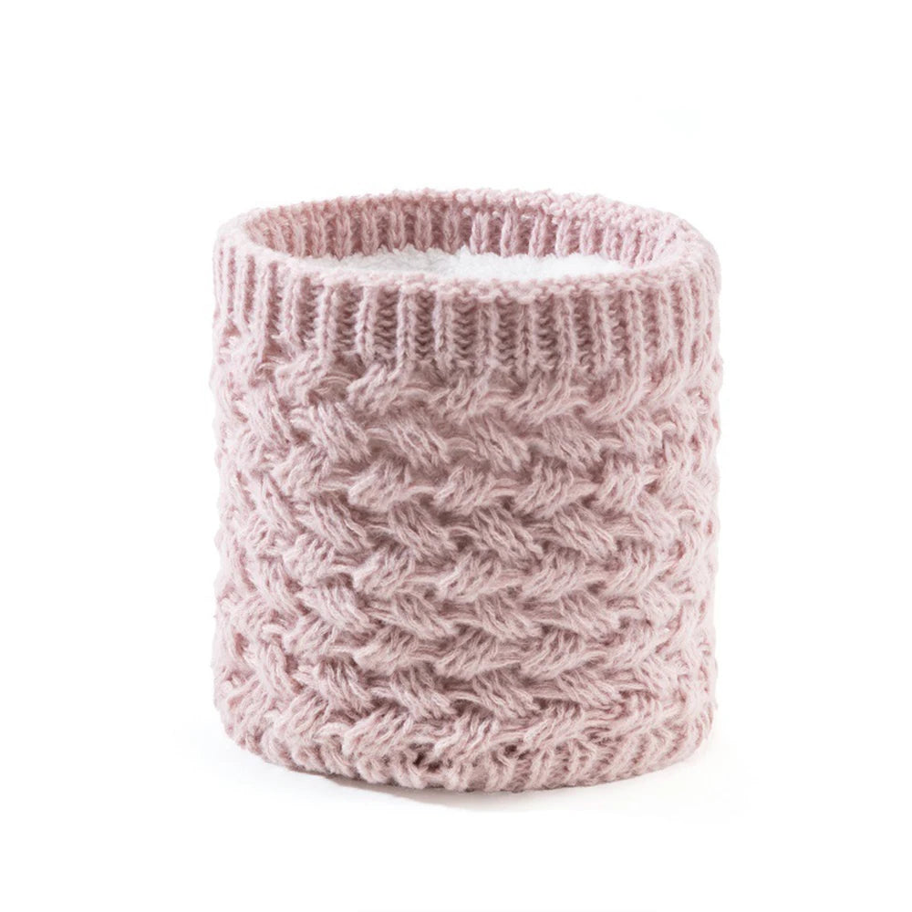 Plush Thick Neck Scarf Women Men Winter Knitted Cashmer-Like Collar Keep Warm Rings Scarves Outdoor Sport Collar Infinity Snood