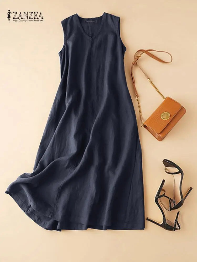 Summer Breeze V-Neck Dress