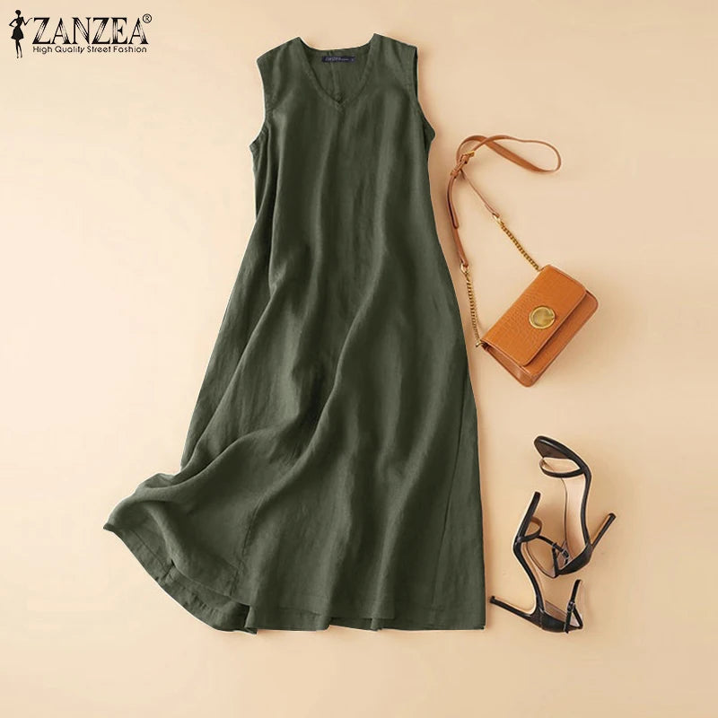 Summer Breeze V-Neck Dress