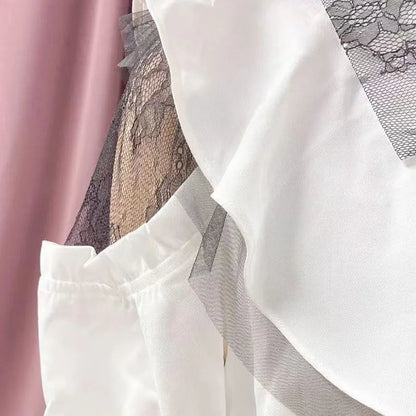 Kawaii Womens Shirts Lolita Y2K Cute Japanese Style Blouse Elegant Long Sleeve Sweet Tops Casual Office Ladies Aesthetic Shirt