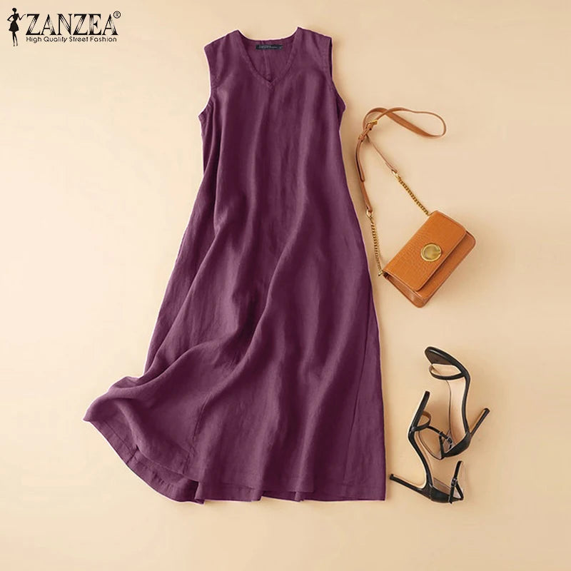 Summer Breeze V-Neck Dress