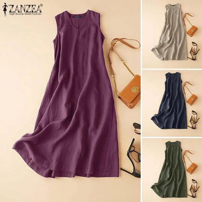 Summer Breeze V-Neck Dress