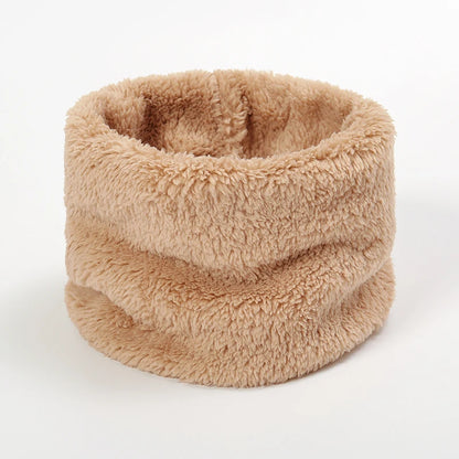 Winter Faux Circle Warmer Thick Chunky Scarf Woman For Neck Scarves Cycling Loop With Fur Knit Unisex Man Hiking Softl Scarf