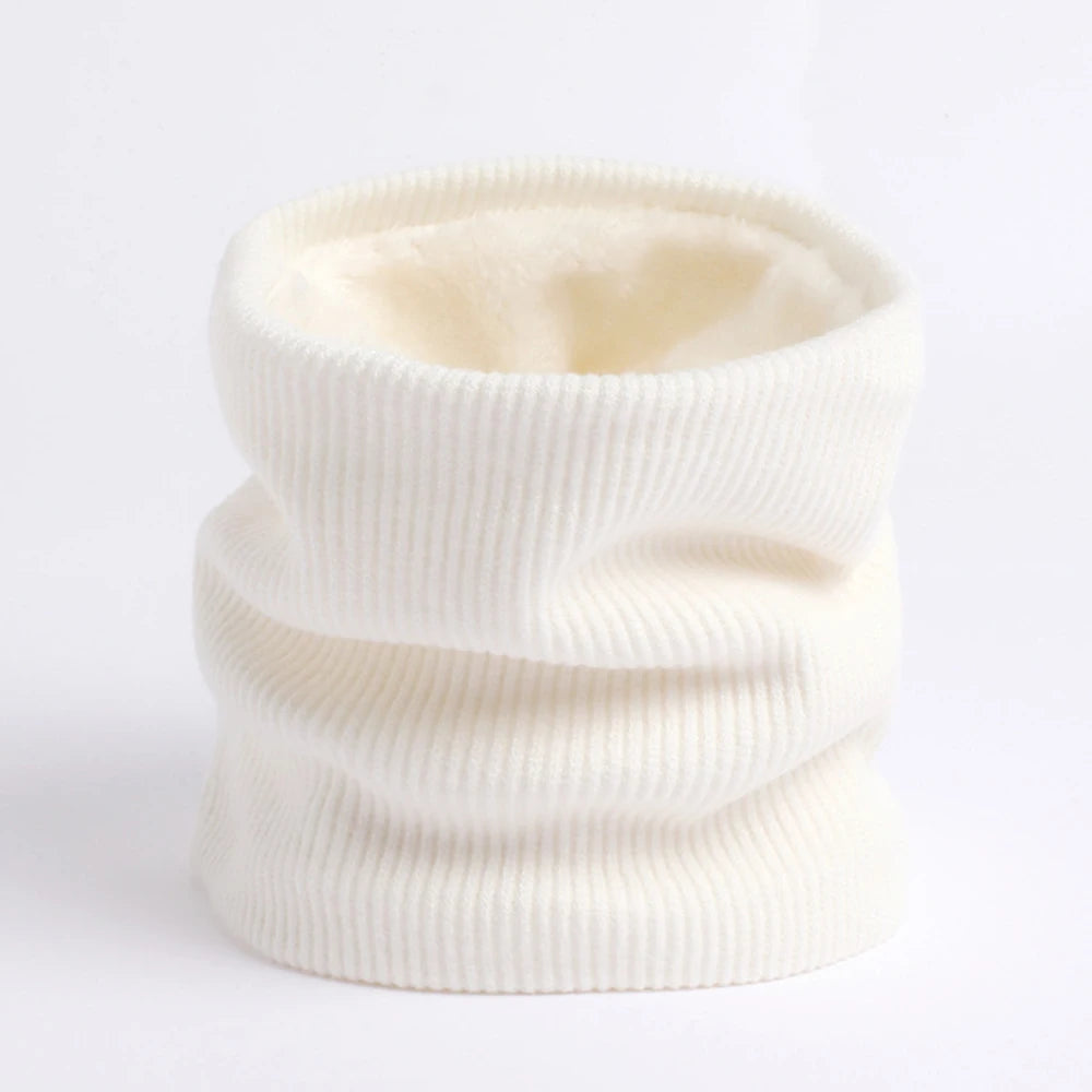 Plush Thick Neck Scarf Women Men Winter Knitted Cashmer-Like Collar Keep Warm Rings Scarves Outdoor Sport Collar Infinity Snood