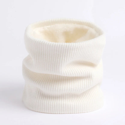 Plush Thick Neck Scarf Women Men Winter Knitted Cashmer-Like Collar Keep Warm Rings Scarves Outdoor Sport Collar Infinity Snood