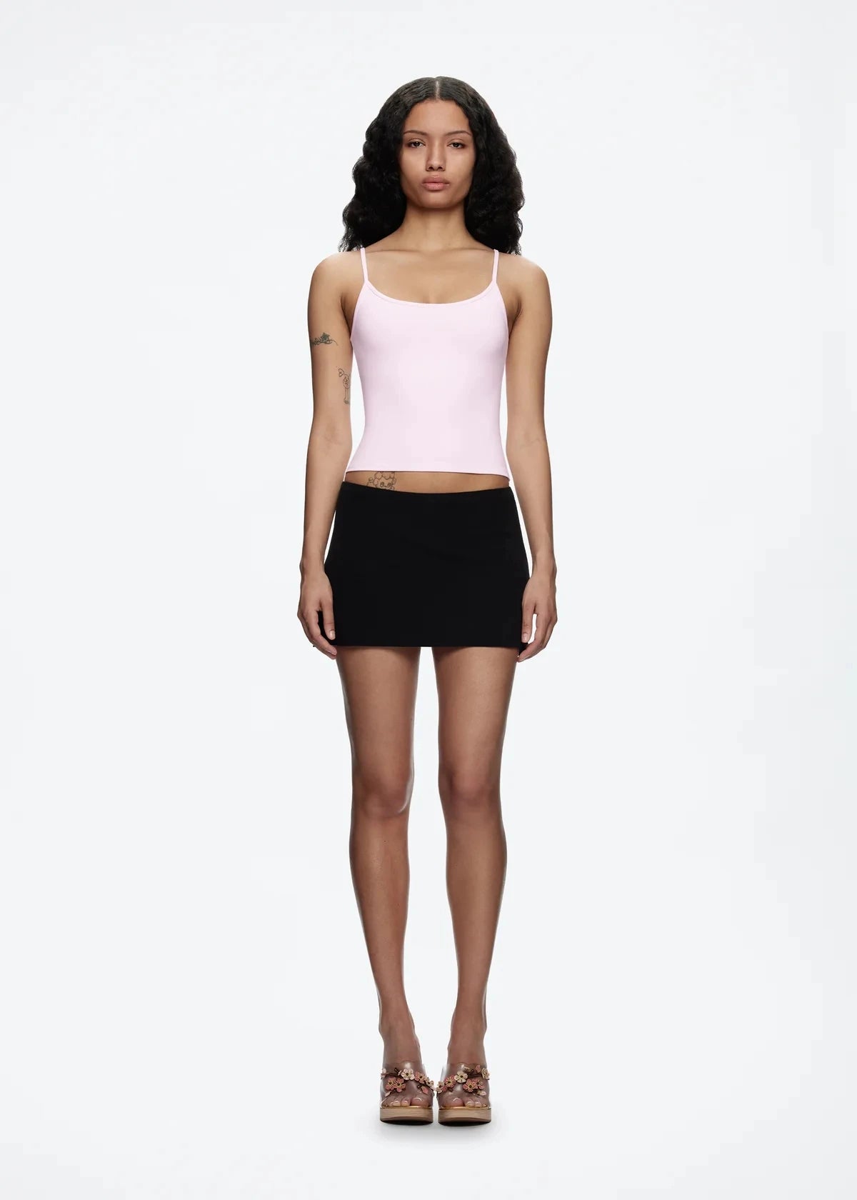 Tank Summer Women's Solid Color Slimming Stretch Fitness Camisole Basic Sports Bra Skin-Friendly Yoga Top