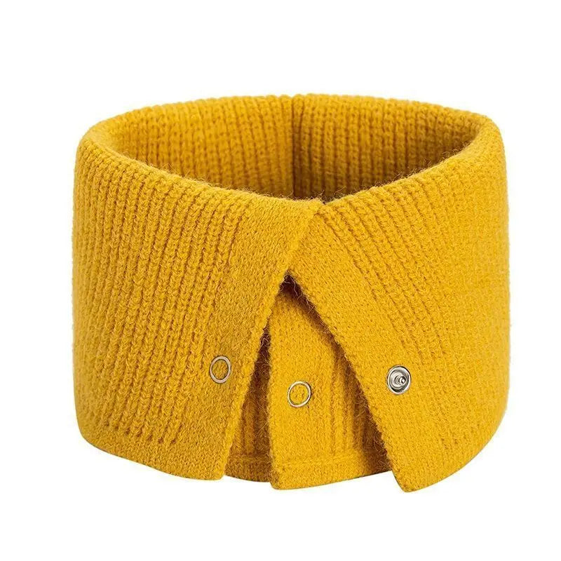 New Winter Knitted Warm Ring Scarf for Women Fashion Lady Neck Snood Unisex Wraps Scarves Neckerchief Female Stretch Bufanda