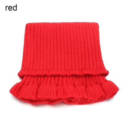 Fashion Autumn Winter Knitted Fake Collar Scarf Women Warm Elastic Turtleneck Neck Warmer Detachable Winter Warm Windproof Scarf
