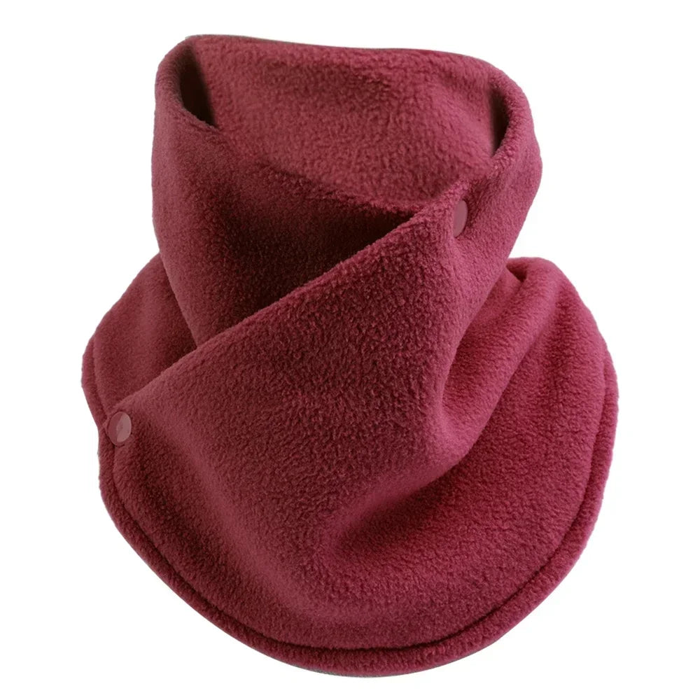 New Lamb Fleece for Women Scarves Winter Warm Fake Collar Scarf Plush Bib Snood Female Windproof Wrap Neck Protection Polar