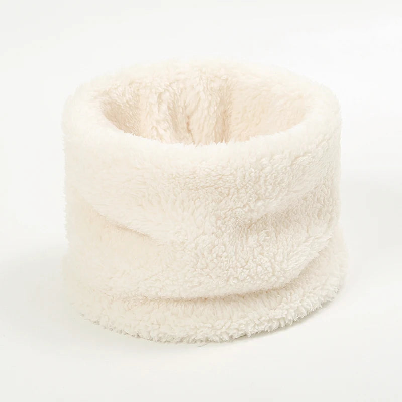 Winter Faux Circle Warmer Thick Chunky Scarf Woman For Neck Scarves Cycling Loop With Fur Knit Unisex Man Hiking Softl Scarf