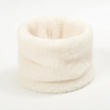 Winter Faux Circle Warmer Thick Chunky Scarf Woman For Neck Scarves Cycling Loop With Fur Knit Unisex Man Hiking Softl Scarf