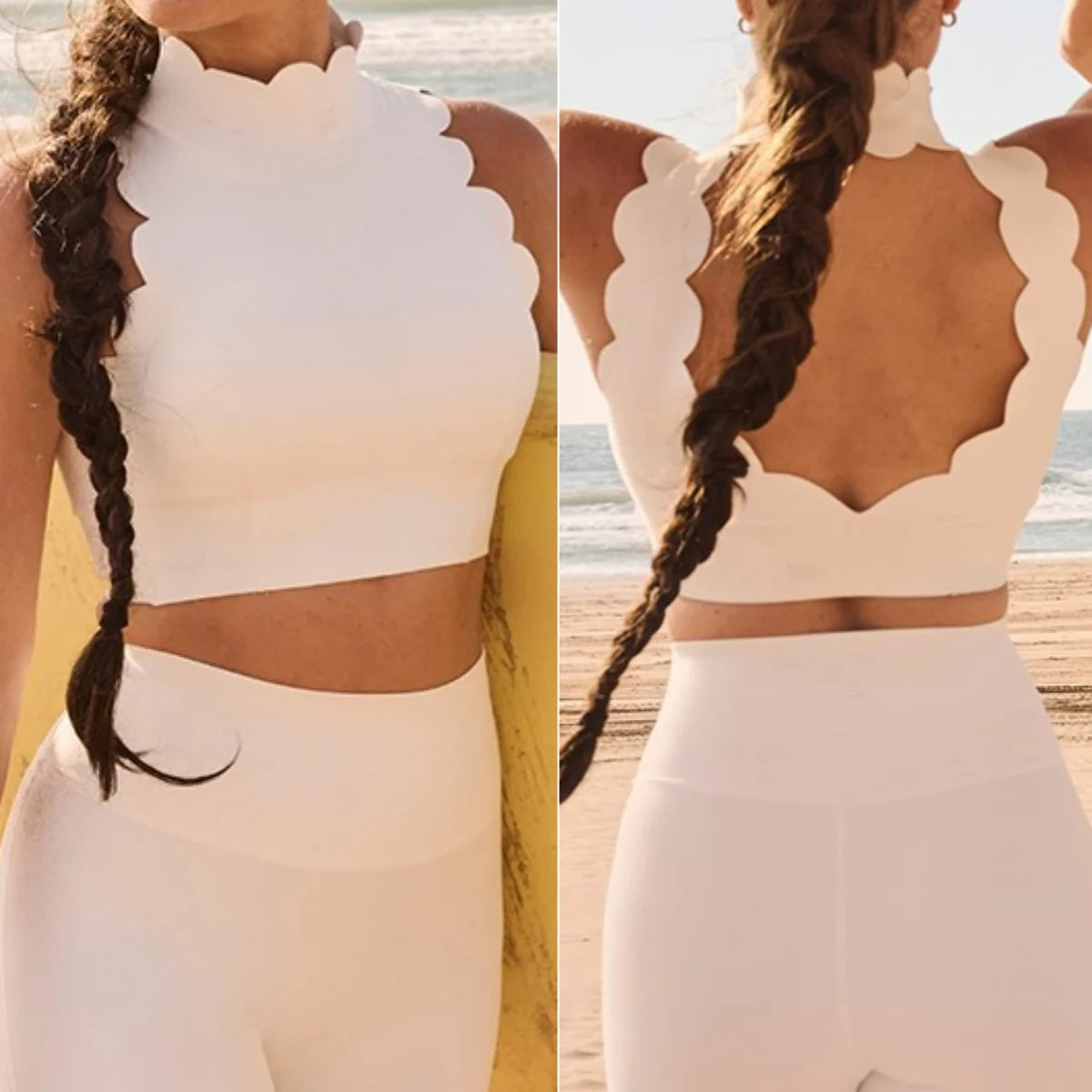 Neck v-neck yoga bra lace thick shoulder strap beauty back pilates fitness BRA sports underwear running vest