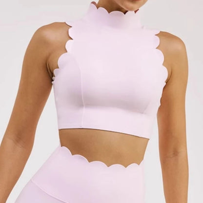 Neck v-neck yoga bra lace thick shoulder strap beauty back pilates fitness BRA sports underwear running vest