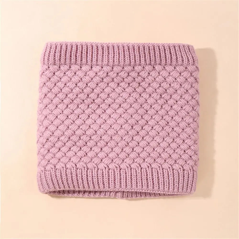 Fleece Lined Kids Neck Warmer Warm Windproof Neck Gaiter Face Scarf Winter Cold Weather Children Ski Face Mask Cover