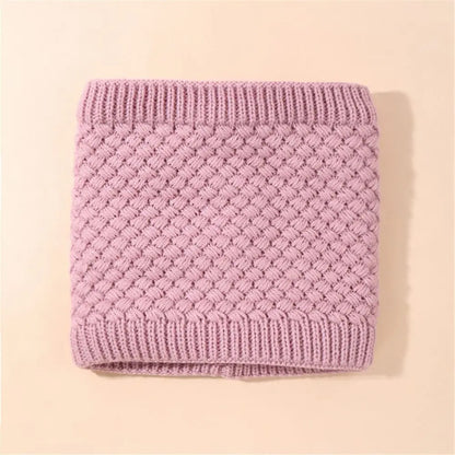 Fleece Lined Kids Neck Warmer Warm Windproof Neck Gaiter Face Scarf Winter Cold Weather Children Ski Face Mask Cover