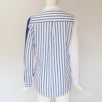 Women Korean Fashion Casual White Shirts Tops 2022 Spring Summer Oversized Blouses Female Plain Loose Shirts  Daily Streetwear