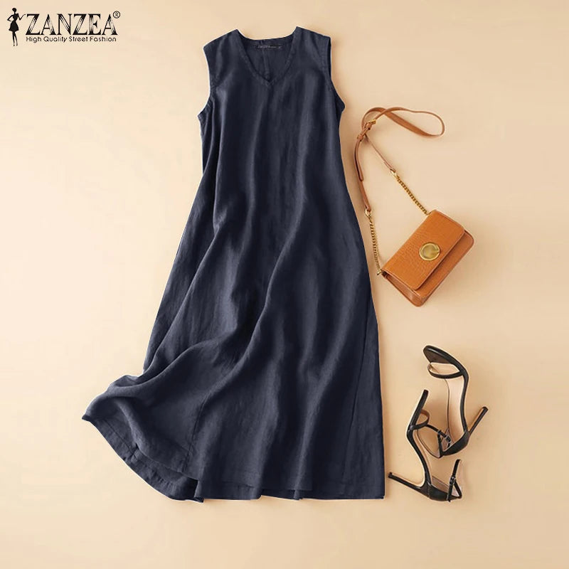 Summer Breeze V-Neck Dress