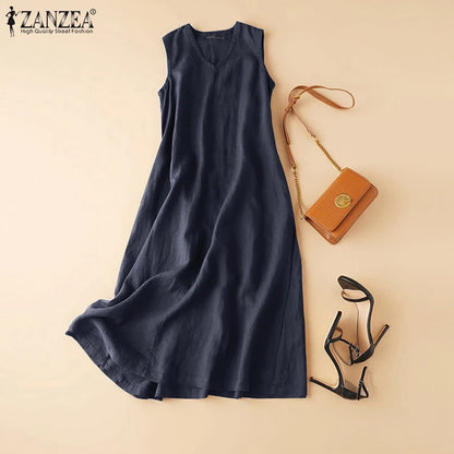 Summer Breeze V-Neck Dress