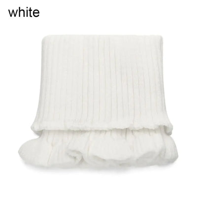 Fashion Autumn Winter Knitted Fake Collar Scarf Women Warm Elastic Turtleneck Neck Warmer Detachable Winter Warm Windproof Scarf